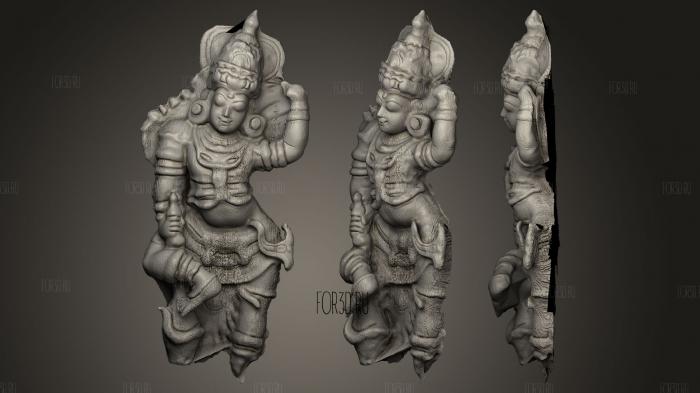 Hindu Sculpture stl model for CNC